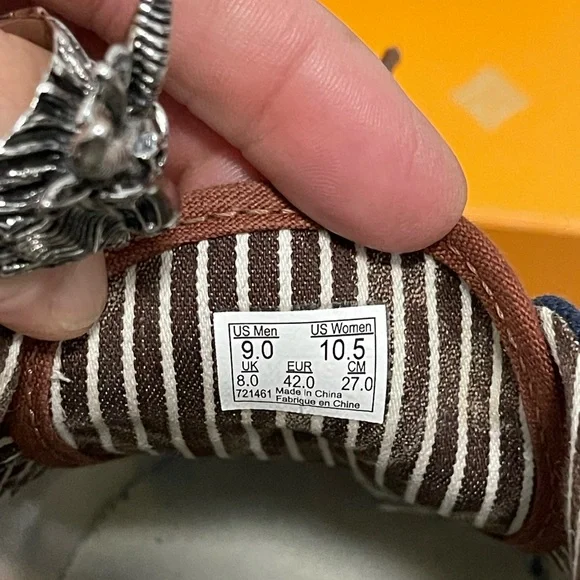 EUC Men’s Size 9 (Euro Sz 42) Vans Era 58 C& L Lace-up Sneakers In Navy/White - Picture 9 of 13